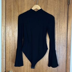 Bell sleeve bodysuit